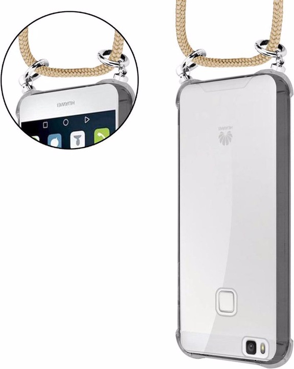 Produktbild Cadorabo TPU Handy Kette SILBER Cover