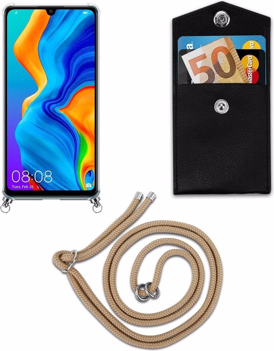 Produktbild Cadorabo TPU Handy Kette SILBER Cover