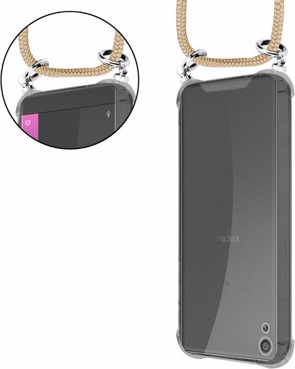 Productafbeelding Cadorabo TPU mobiele telefoon ketting ZILVER cover