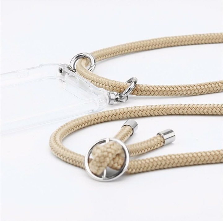 Produktbild Cadorabo TPU Handy Kette SILBER Cover