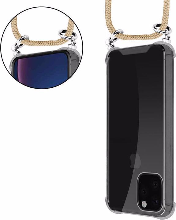 Actual product image Cadorabo TPU Mobile Phone Chain SILVER Cover