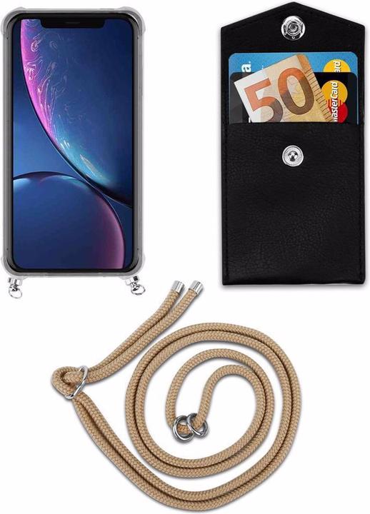 Actual product image Cadorabo TPU Mobile Phone Chain SILVER Cover