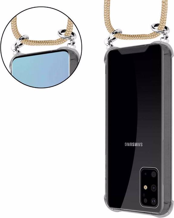 Produktbild Cadorabo TPU Handy Kette SILBER Cover