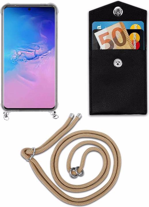 Actual product image Cadorabo TPU Mobile Phone Chain SILVER Cover