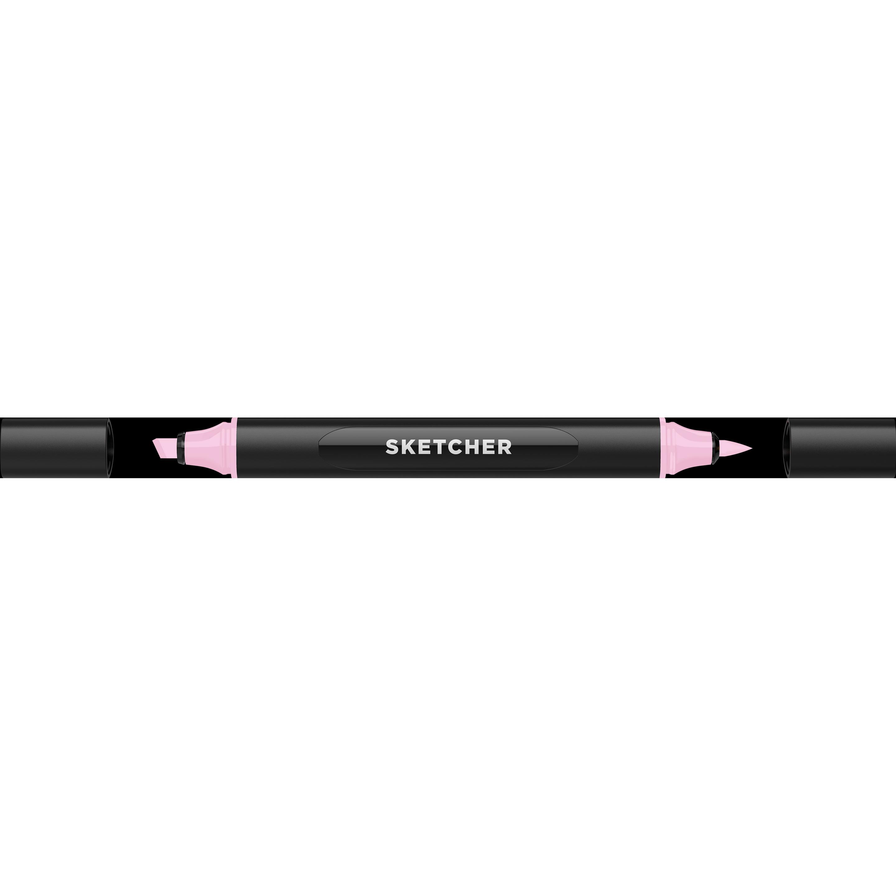 Molotow, Malstifte, Sketcher Marker brush + chisel (Fuchsia Pink, 1 x)