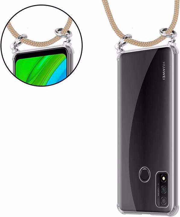 Produktbild Cadorabo TPU Handy Kette SILBER Cover