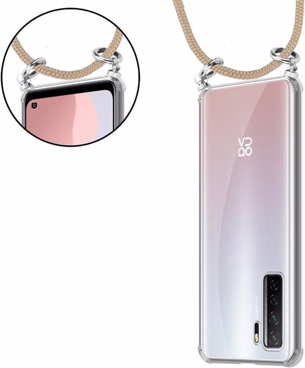Produktbild Cadorabo TPU Handy Kette SILBER Cover