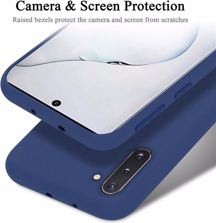 Actual product image Cadorabo TPU Liquid Silicone Case Cover (Samsung Galaxy Note 10)