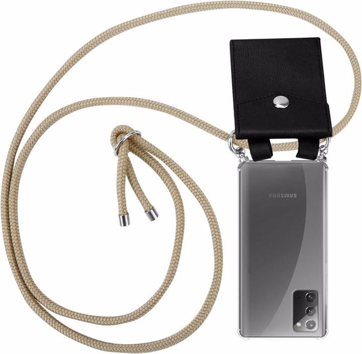 Actual product image Cadorabo TPU Mobile Phone Chain SILVER Cover