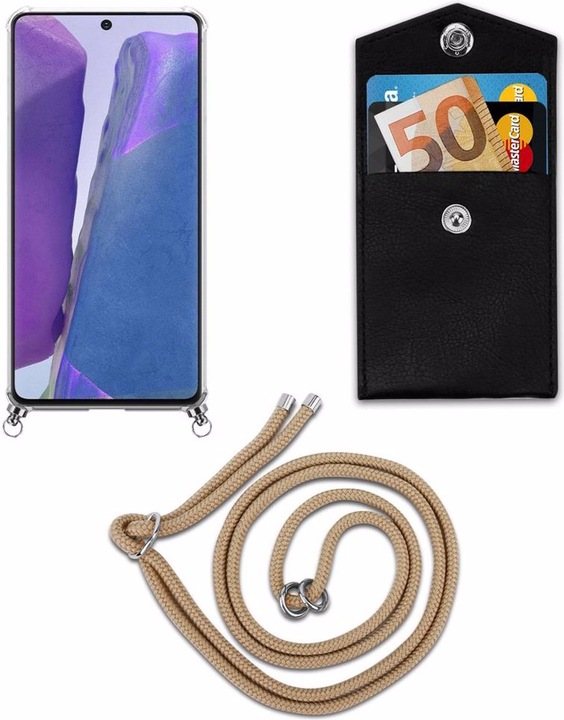 Produktbild Cadorabo TPU Handy Kette SILBER Cover