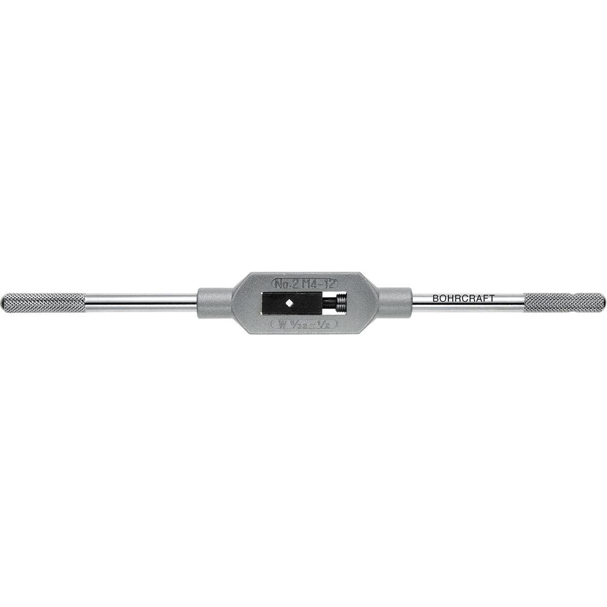 Bohrcraft, Gewindeschneider + Gewindebohrer, Windeisen (Wendeisen) verstellbar für Gewindebohrer M 1-8 Gr.0