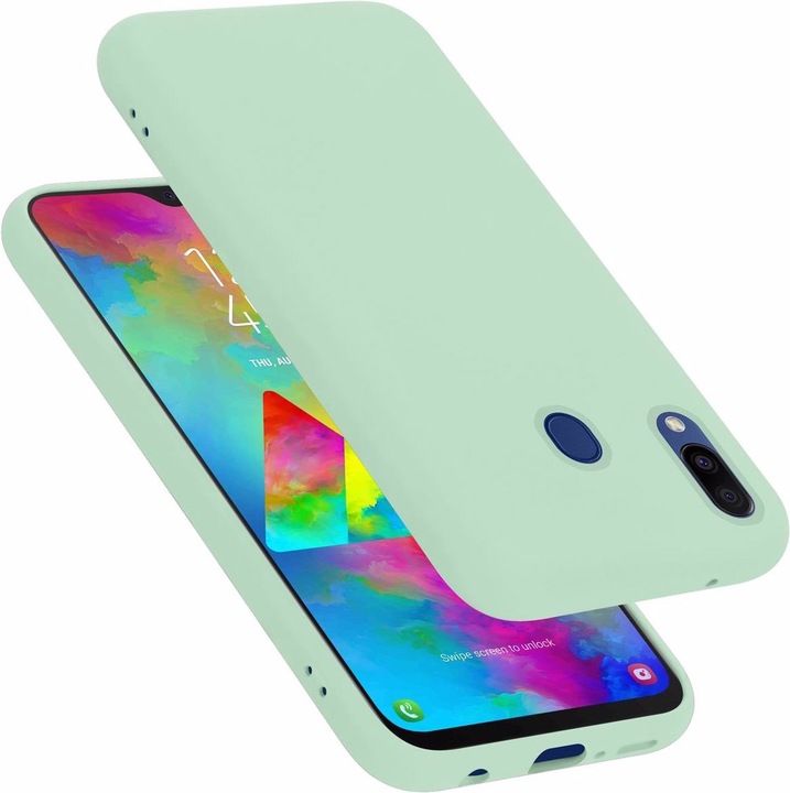 Produktbild Cadorabo TPU Liquid Silicone Case Cover (Samsung Galaxy M20)