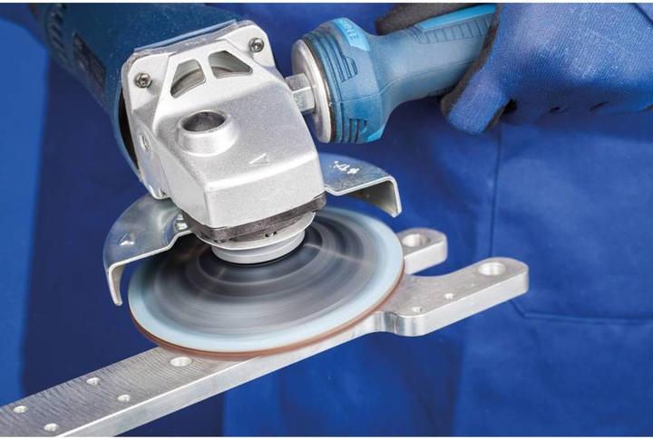 Produktbild Pferd Schleifteller COMLICK harte Vliesronde CC Ø 125 mm A 100G zum schliff & Finish für Winkelschleif (100 g)