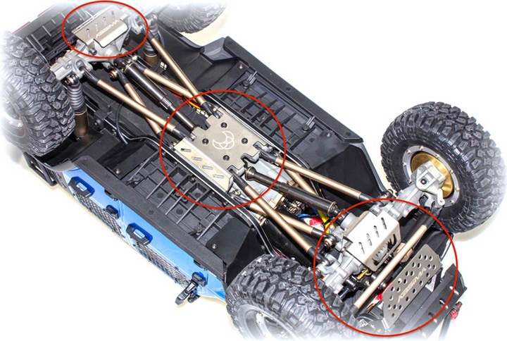 Immagine prodotto Absima Skid Plate Set CR3.4 (4)