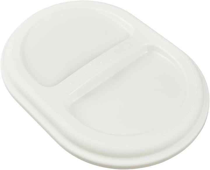 Actual product image keeeper kids nappy pail "karol winnie", with lid, white with Winnie the Pooh decor, with carrying handle