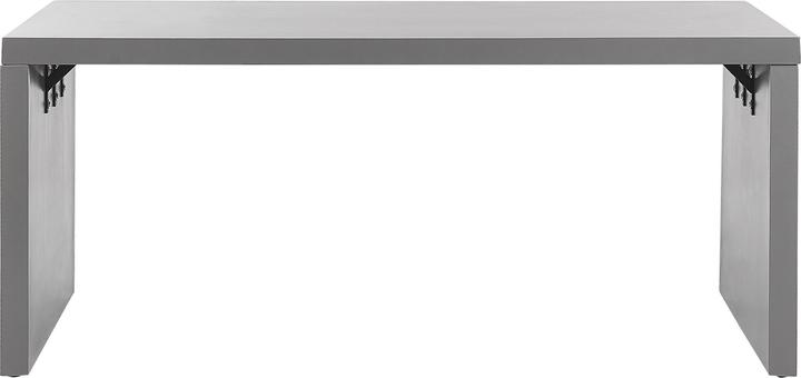 Produktbild Beliani Gartenmöbel Set Beton grau 6-Sitzer U-Form TARANTO (180 cm)