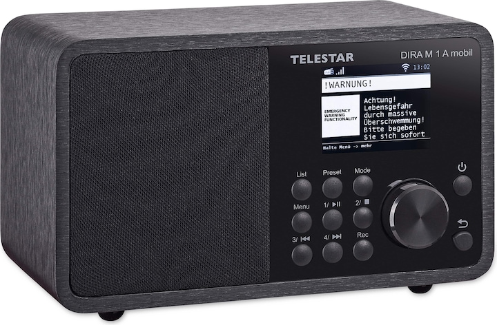 Produktbild Telestar DIRA M 1 A mobil (FM, DAB+, UKW, Internetradio, Bluetooth, WLAN)