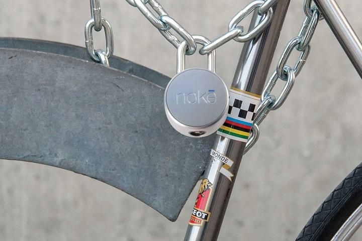 Immagine prodotto Noke Lucchetto + supporto per bicicletta e cavo