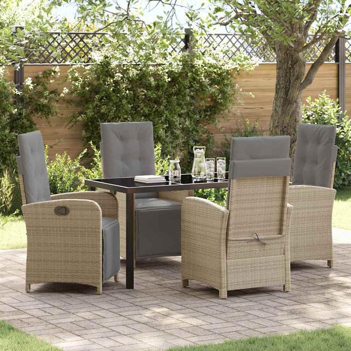 Actual product image vidaXL Garden dining set (140 x 70 x 73 cm)