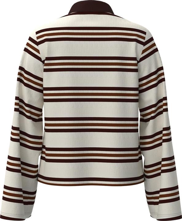 Image du produit Object Gestreiftes Langarm-Poloshirt (M)