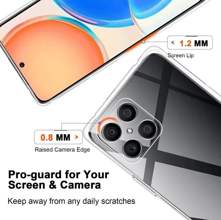 Image du produit Screenguard Honor X8 Etui souple en TPU transparent (Honor X8)