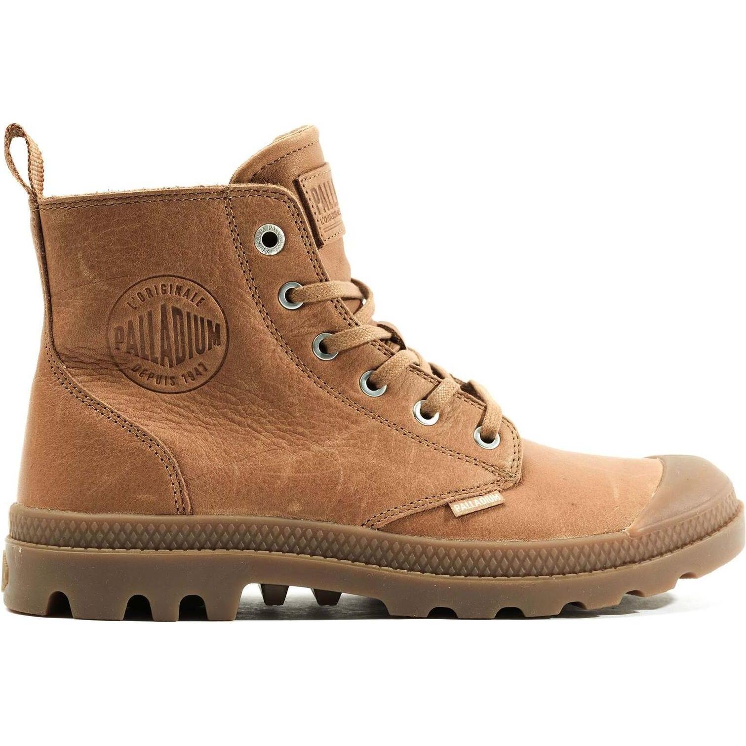 Palladium, Herren, Boots + Stiefel, Pampa Hi Zip Leather ESS - 41288, Braun, (37)