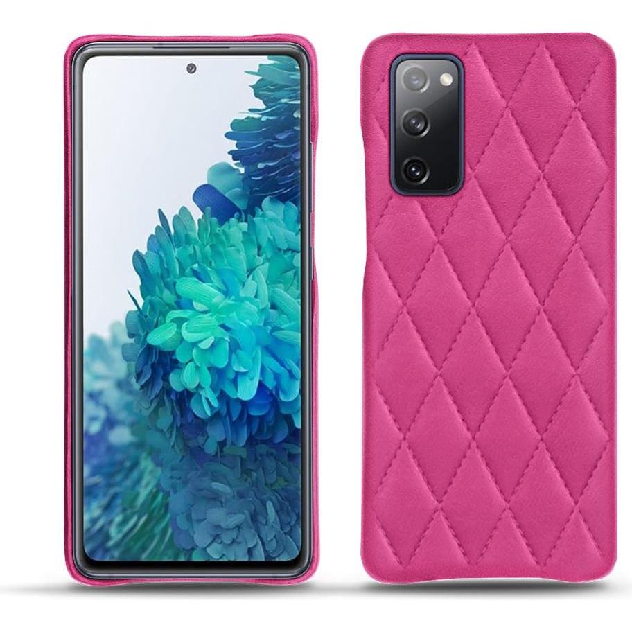 Noreve Lederschutzhülle (Samsung Galaxy S20 FE), Smartphone Hülle, Rosa