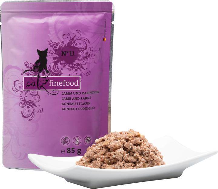 Actual product image Catz Finefood No.11 Lamb & Rabbit (Adult, 1 pcs., 90 g)