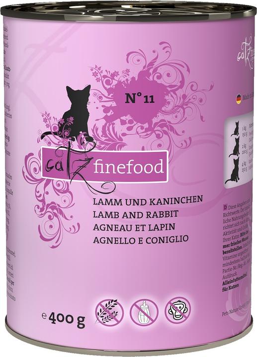 Immagine prodotto Catz Finefood No.11 Agnello e coniglio (Adulto, 1 pz., 400 g)