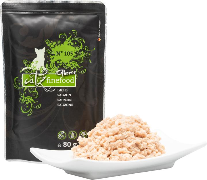 Produktbild Catz Finefood Purrrr No.105 Lachs (Adult, 16 Stk., 80 g)