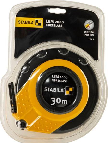Actual product image Stabila Capsule tape measure LBM 2000 FIBREGLASS, glass fibre tape, metric scale (30 m)