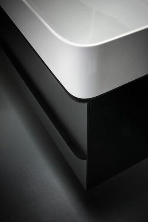 Actual product image Laufen VAL washbasin, undermount, 1 tap hole, with overflow, 550x420mm, H810282 (587 mm, 200 mm)