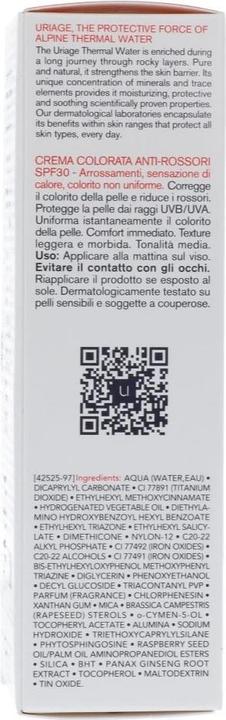 Produktbild Uriage Roséliane CC Creme LSF30 Creme (Medium Tint, 40 ml)