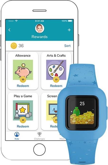 Produktbild Garmin Vivofit jr. 3 Blaue Sterne (20 mm)