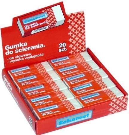 Actual product image Schemat Radiergummi (20 Stück)