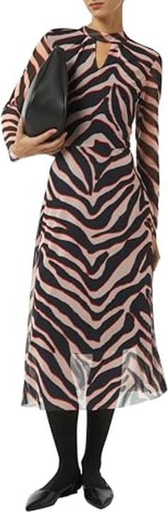 Actual product image Comma Kleid Mesh-Kleid mit Stehkragen (36)