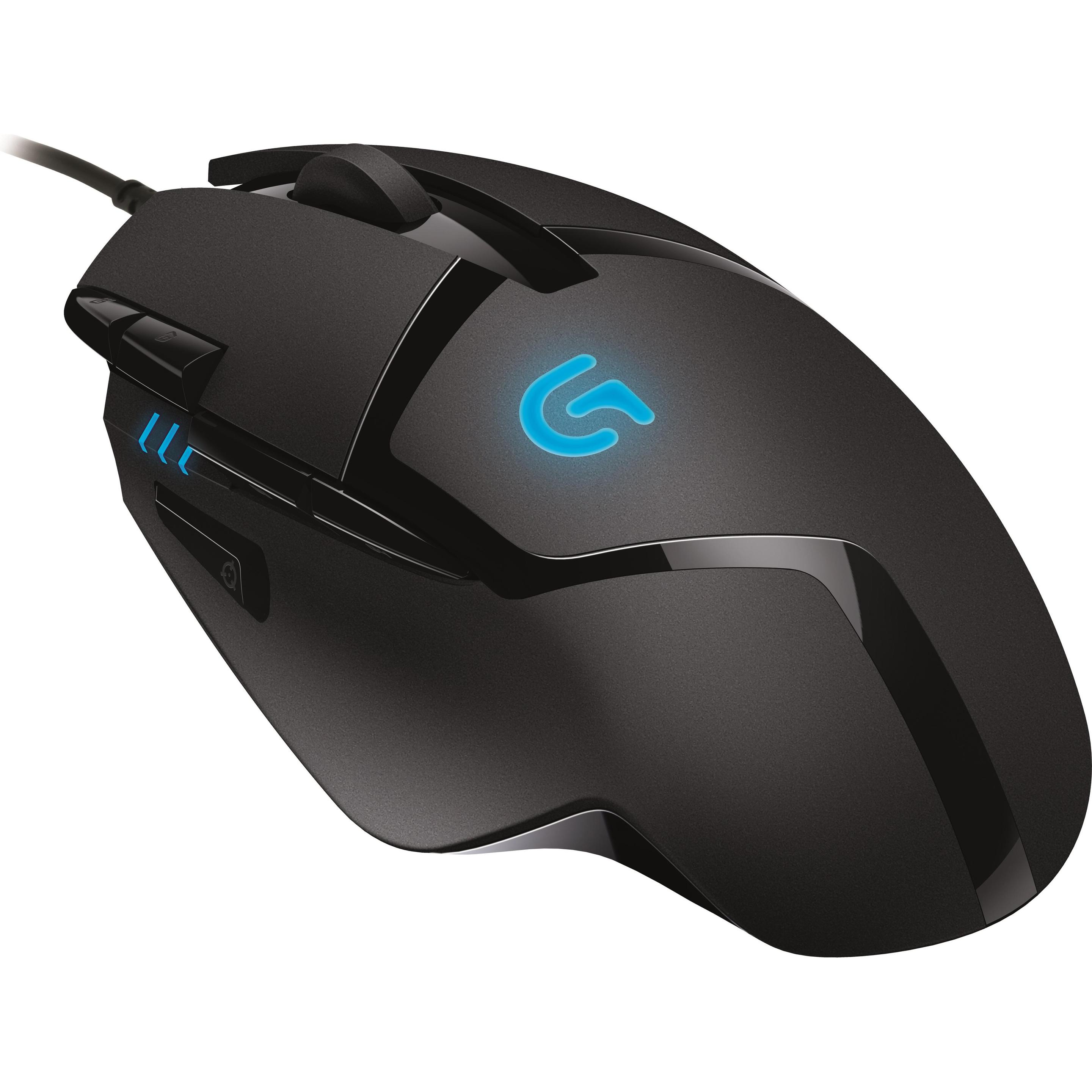 Logitech G G402 Hyperion Fury (Kabelgebunden), Maus, Schwarz
