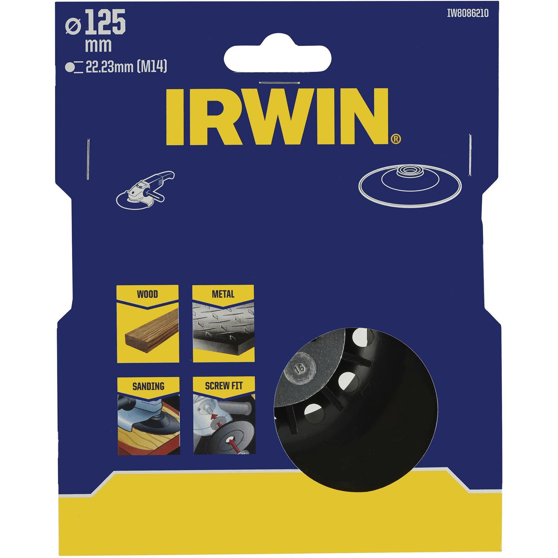 Thumbnail - Irwin, Schleifmittel, DYSK KĄTOWY RZEP 125mm /M14 NYLONOWY