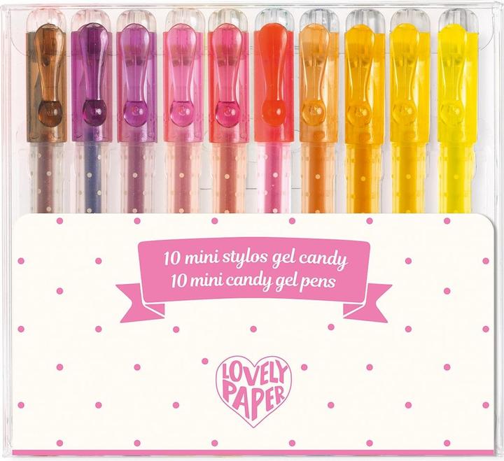 Image du produit Djeco 10 stylos gel Candy mini (10x)