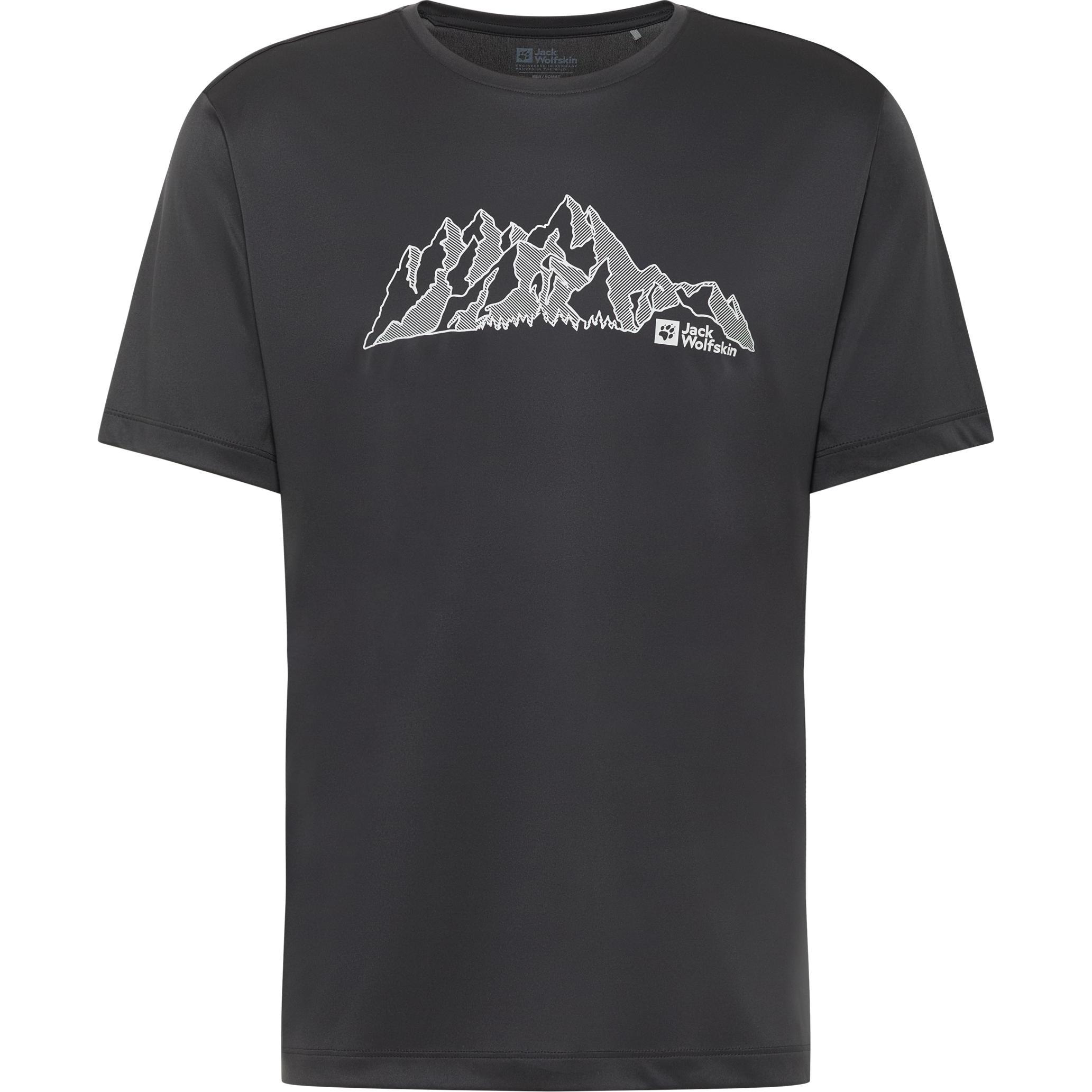 Jack Wolfskin, Herren, Sportshirt, Peak Graphic T M (L), L