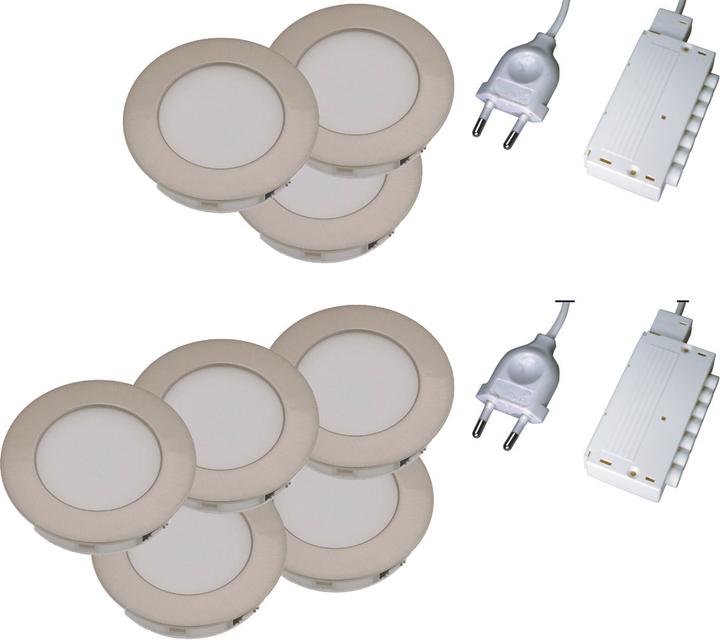Actual product image L&S LED recessed luminaire set Moonlight HV 230 V (404 lm)