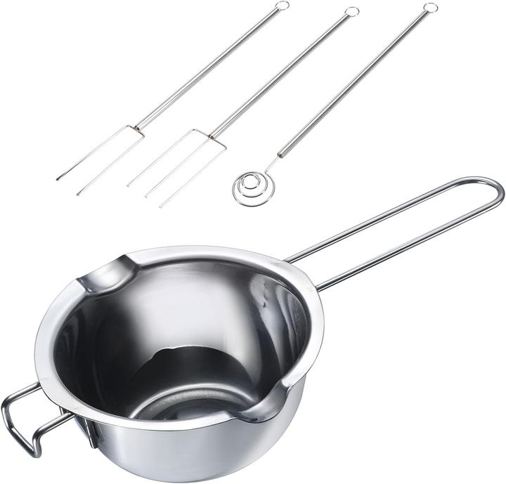 Westmark Schmelzschale und Tauchgabel-Set (3-teilig)