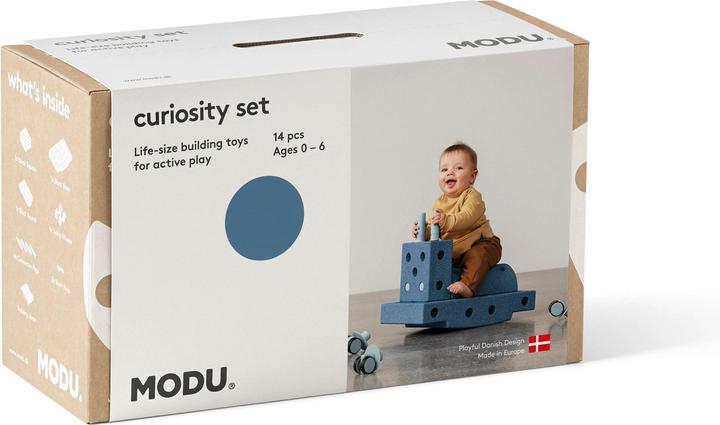 Modu Curiosity-Set - Einstiegs-Set, Balancierbrett, Schaukelpferd, Motorik Spielzeug