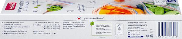 Produktbild dm Profissimo Gefrierbeutel-Trio (20 x)