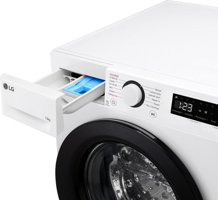 Actual product image LG F4R3013NSWB 13Kg AI DD Washing Machine Class (13 kg, Left)
