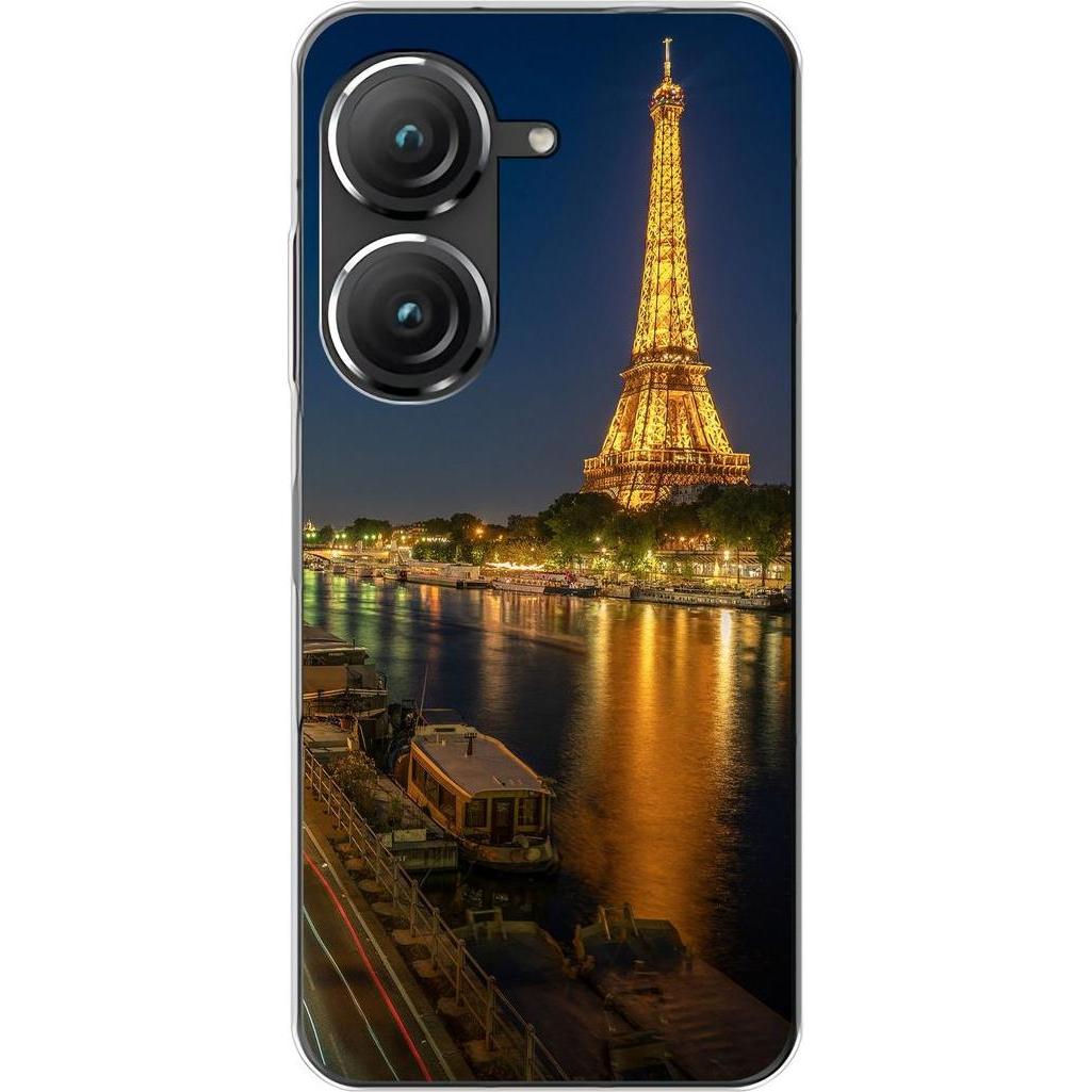 König Design Hülle Handy Schutz für Asus Zenfone 9 Case Cover Tasche Bumper Etuis TPU Neu (Asus Zenfone 9), Smartphone H...