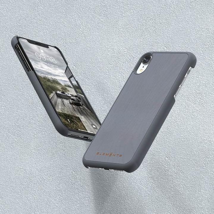 Actual product image Nordic Elements Original Gefion - Iphone Xr Case with Real Maple Wood (Medium Gray) (Apple iPhone XR)