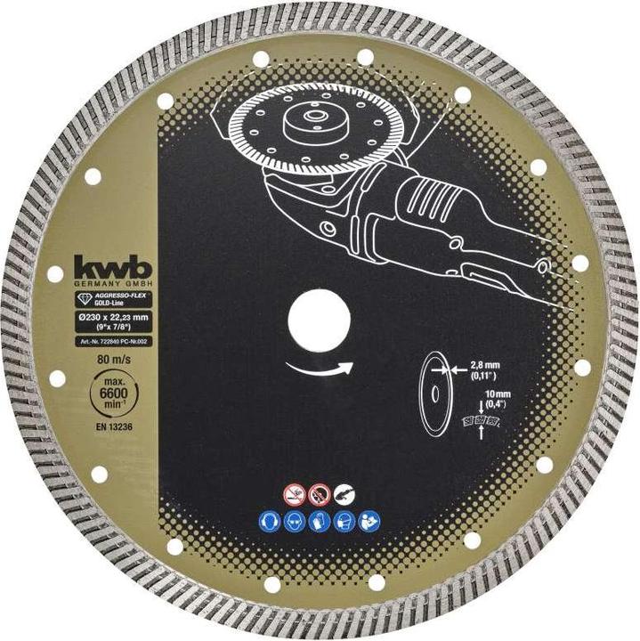 Immagine prodotto kwb Disco da taglio diamantato Goldline 230