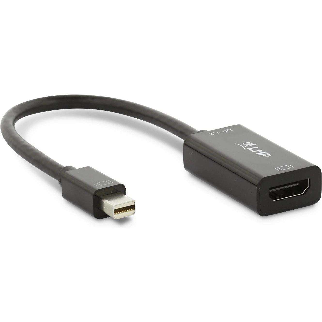 LMP Mini DP chiuso (HDMI, 15 cm), Adattatore dati + video, Bianco