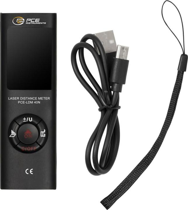 Actual product image PCE Instruments PCE-LDM 40N Laser distance meter Li-ion battery 40 m (40 m, 635 nm)